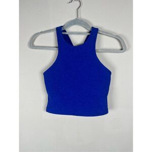 Beyond Yoga Blue Crop Top